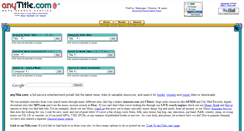Desktop Screenshot of anytitle.com